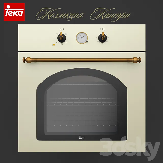 Oven Teka “Country” 3DS Max Model