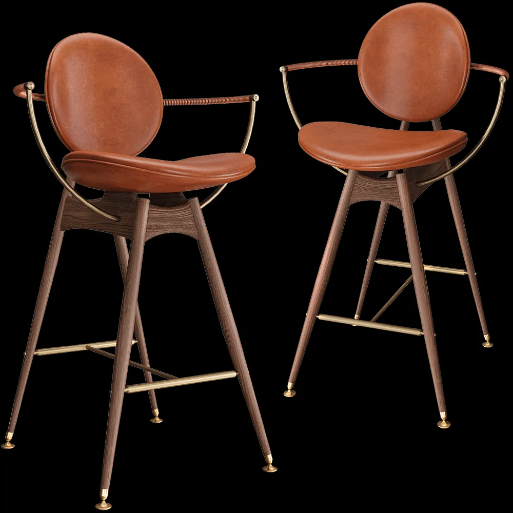 Overgaard & Dyrman – Bar chair Circle 3ds Max
