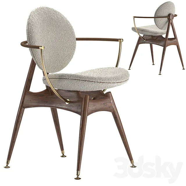 Overgaard & Dyrman – Circle dining chair 3DS Max Model