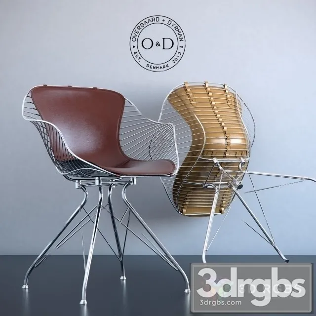 Overgaard Dyrman Wire Dining Chair 3dsmax Download