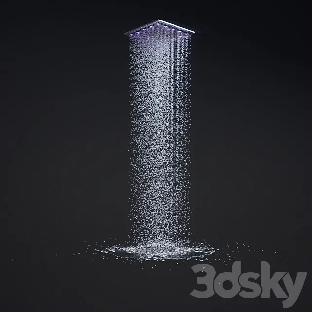 Overhead shower 3DSMax File