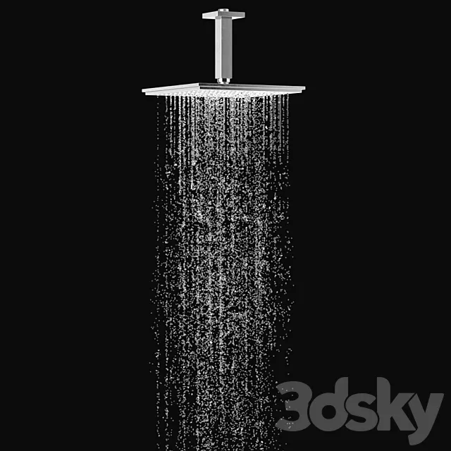 Overhead shower Grohe Rainshower Allure 3DS Max Model