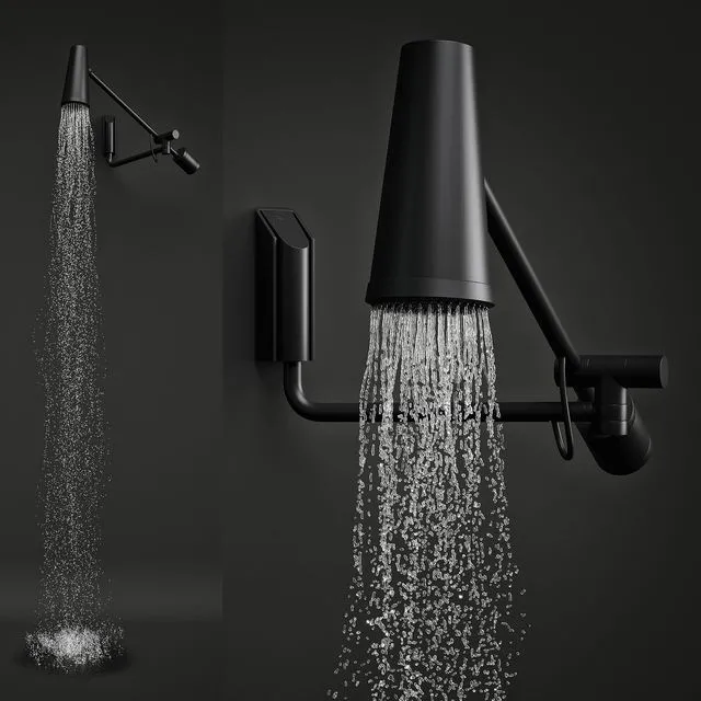 Overhead shower Zucchetti Closer 3dsMax Model