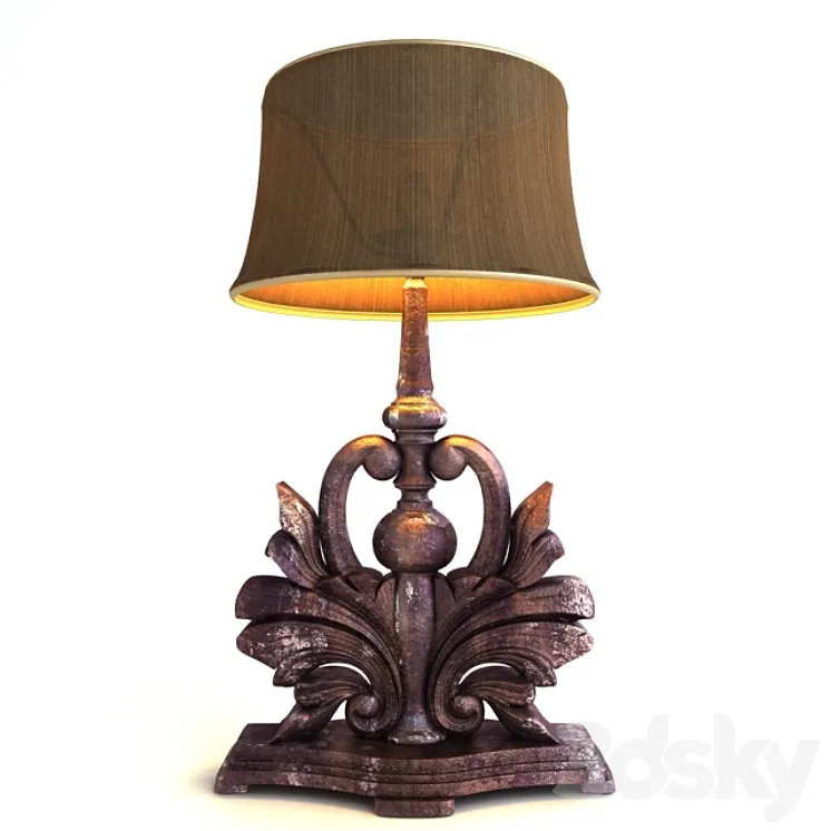 Owen Table Lamp 3DS Max