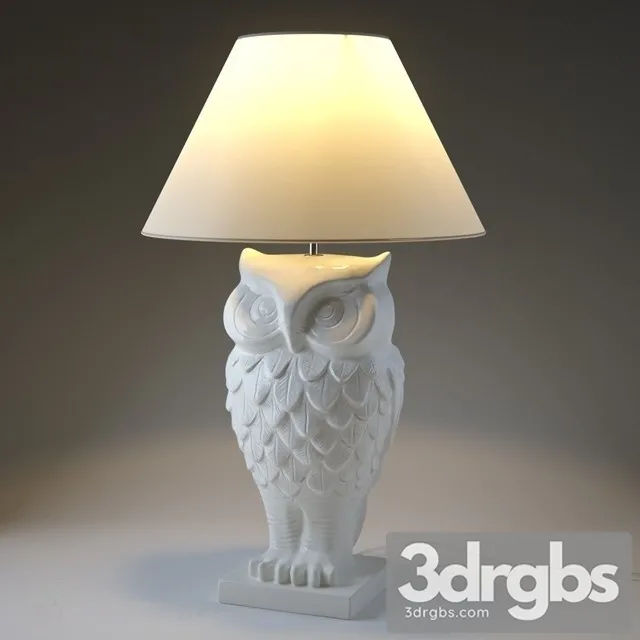 Owl Table lamp 2 3dsmax Download