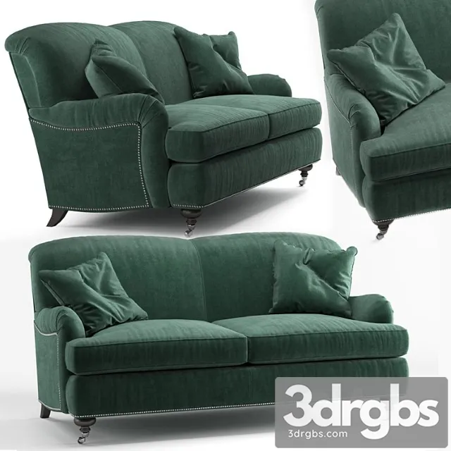 Oxford sofa kent emerald by ethan allen 2 3dsmax Download