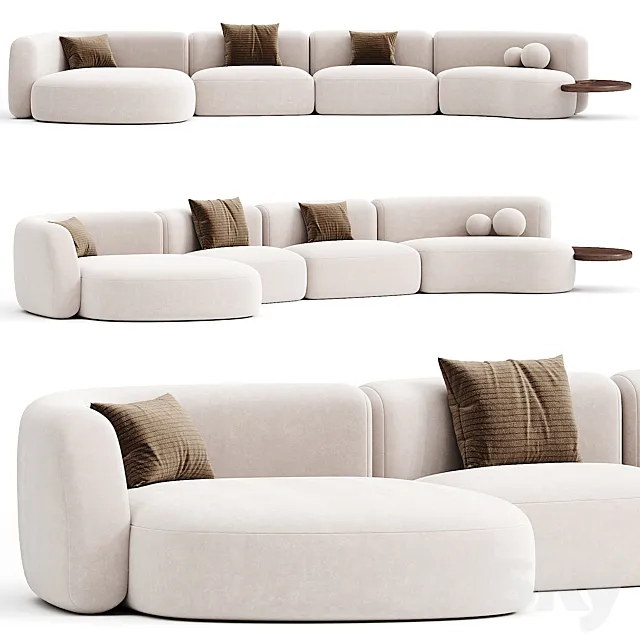 OZE MODULAR SOFA Delcourt Collection 3ds Max