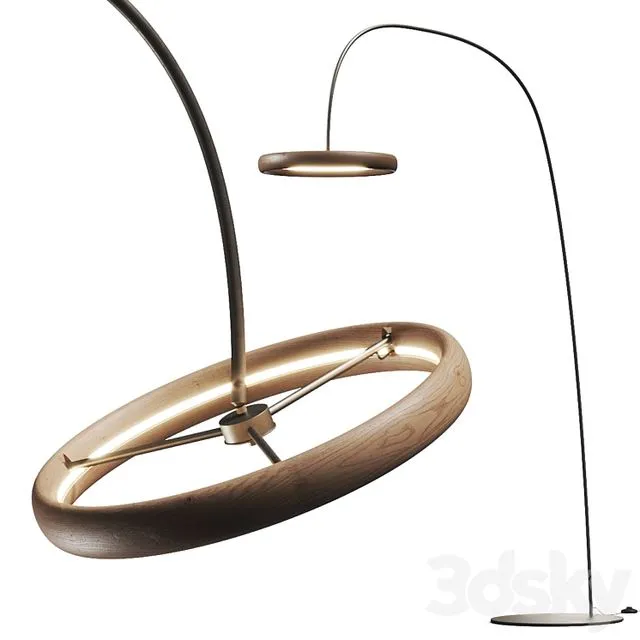 Ozzio Italia Astrum Floor Lamp 3dsMax Model