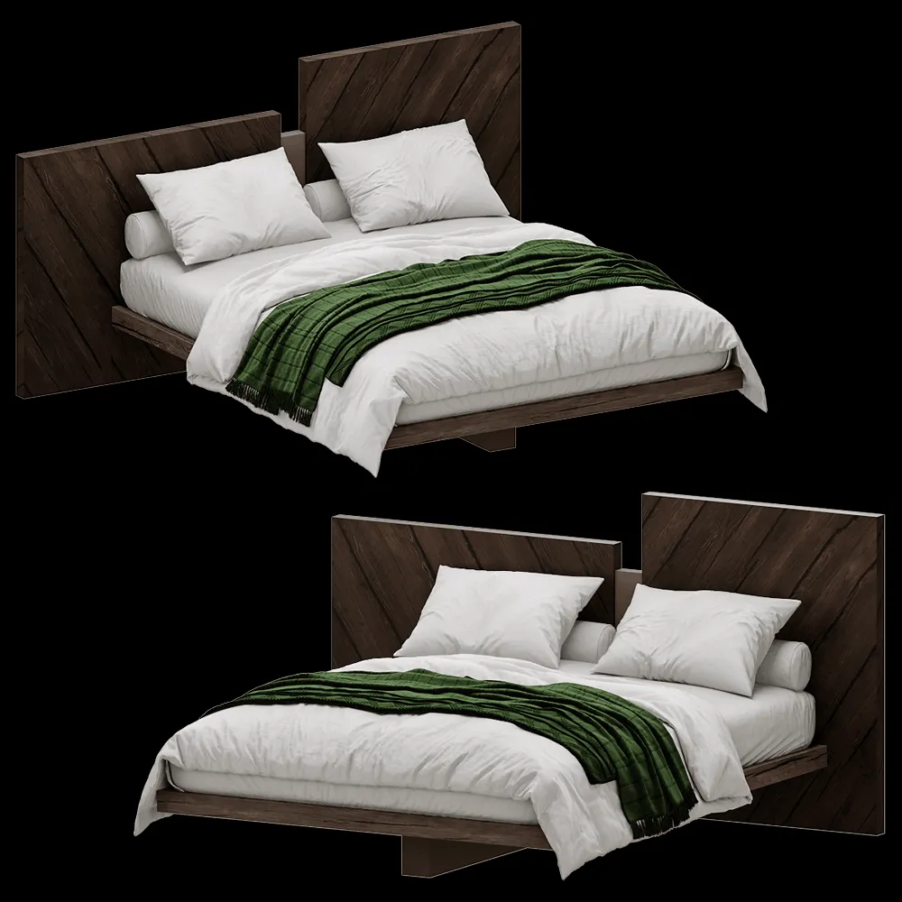 Ozzio Italia – Bed Nazare 3ds Max