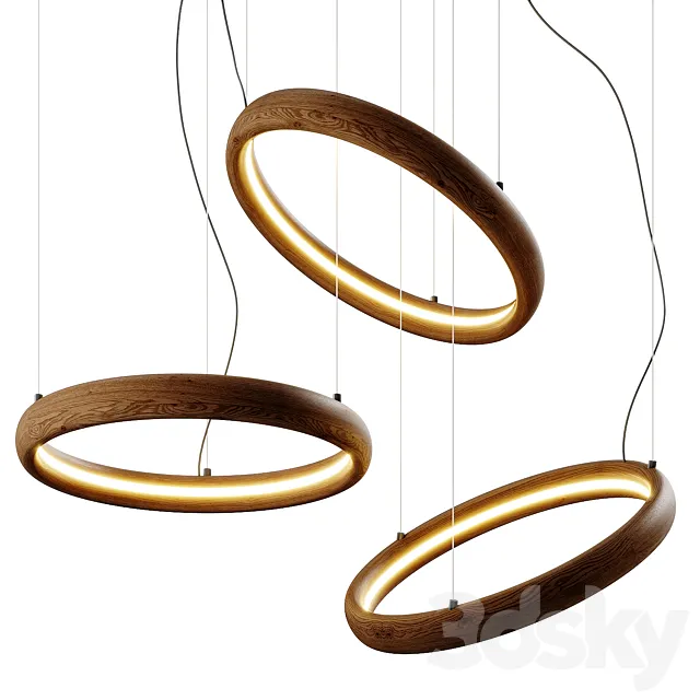 Ozzio Italia Ring Pendant Lamp 3dsMax Model