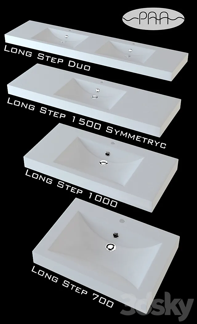 Paa Long Step 3DS Max Model