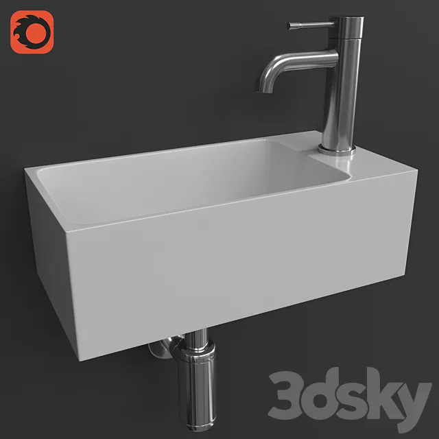 PAA MI sink 3DS Max Model