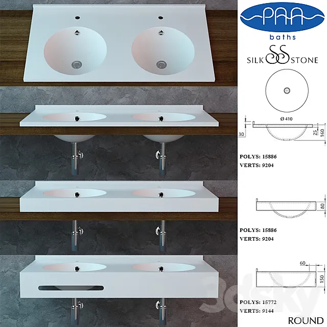 Paa Silkstone Round 3DS Max Model