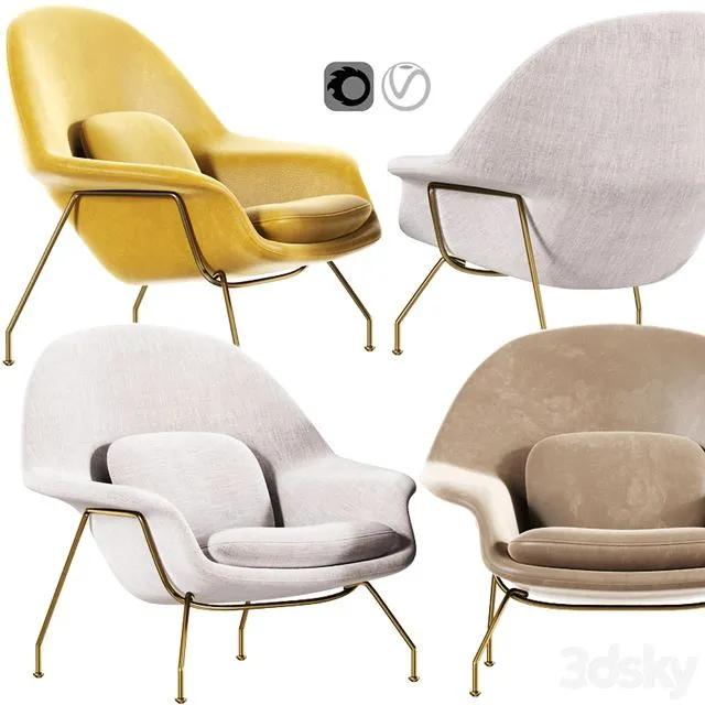 Pacific armchair 3dsMax Model