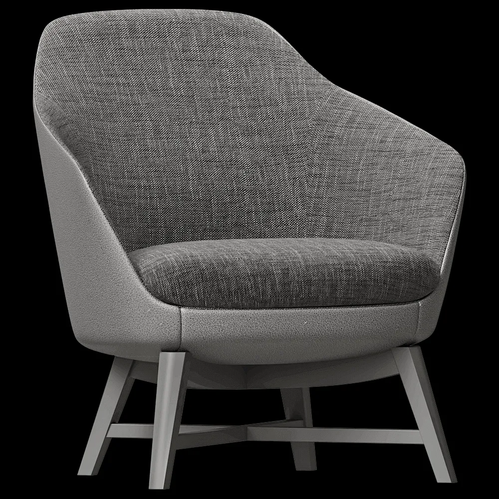 Pacini & Cappellini  – Armchair London 3ds Max