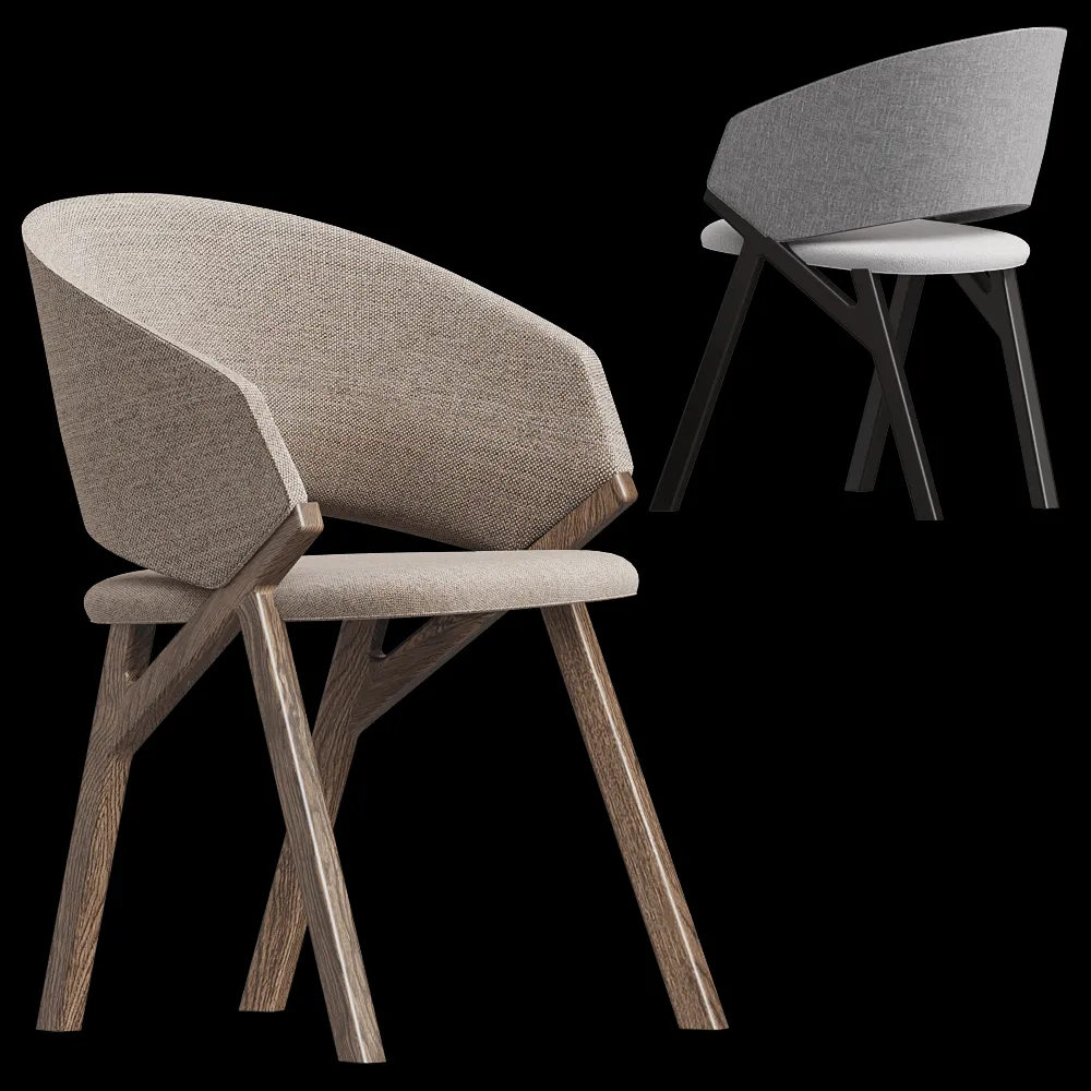 Pacini & Cappellini  – Chair Byron 3ds Max