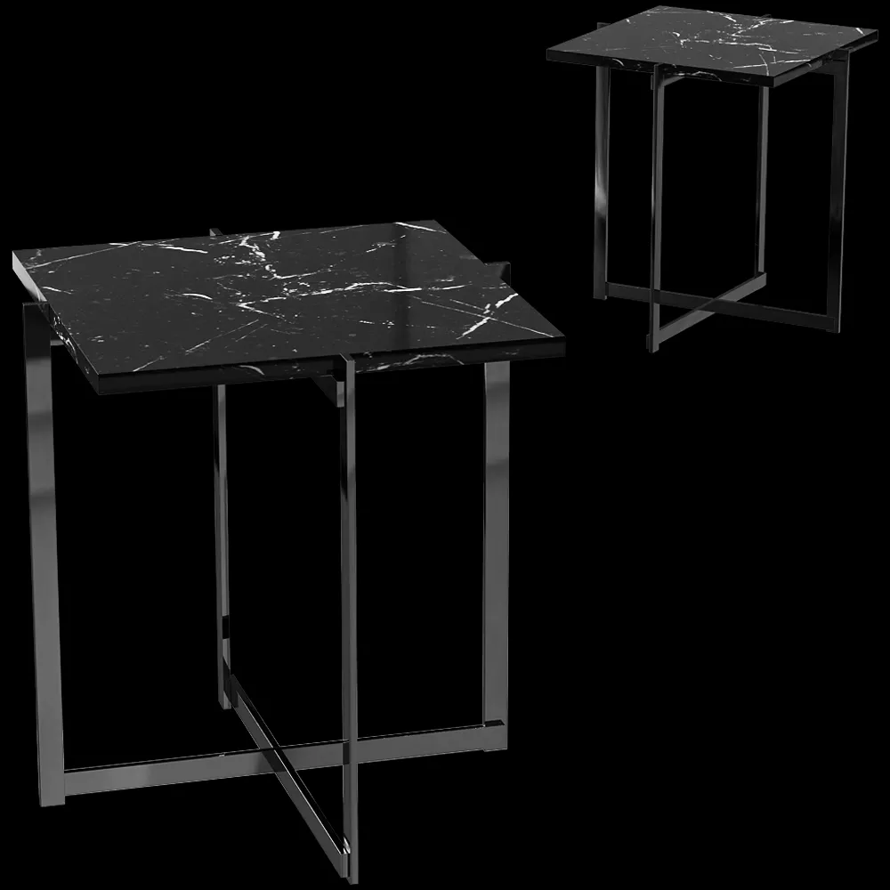 Pacini & Cappellini  – Coffee table BLACK 3ds Max