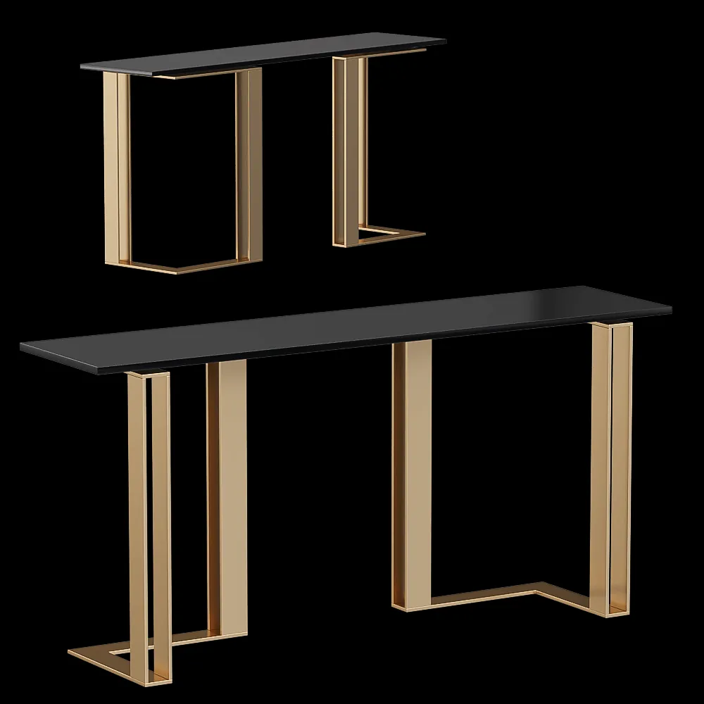 Pacini & Cappellini  – Console Black&Gold 3ds Max