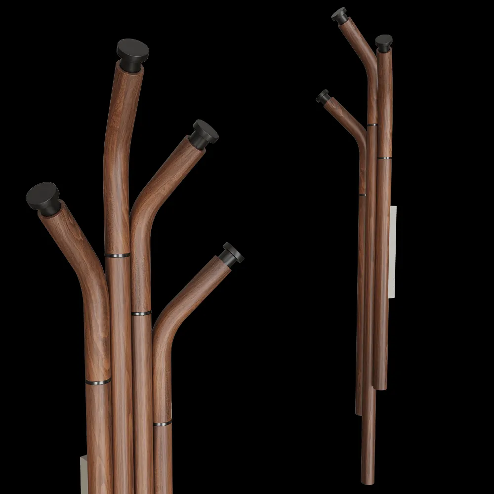 Pacini & Cappellini  – Wall coat hanger Mikado 3ds Max