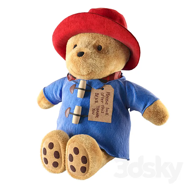 Paddington Bear 3DS Max Model