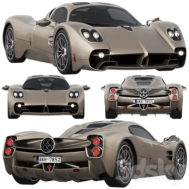 Pagani Utopia 3ds Max