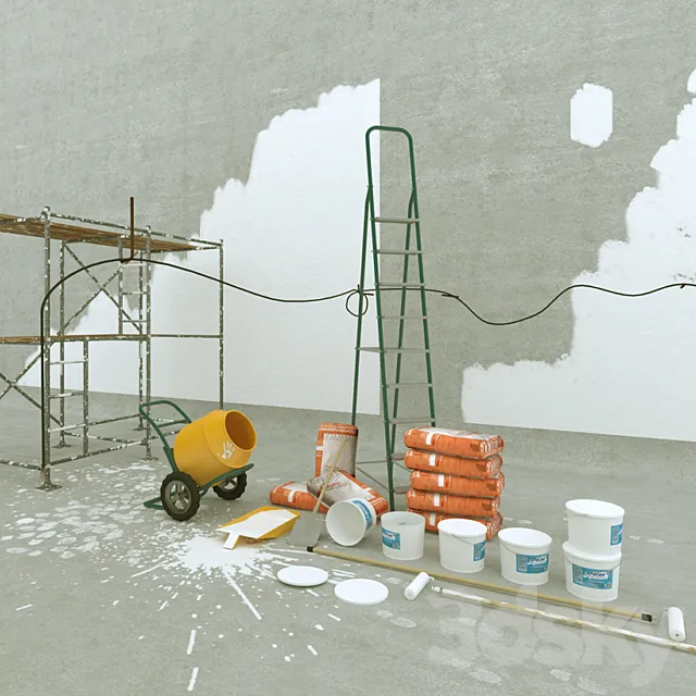 paint set repair 3DS Max Model