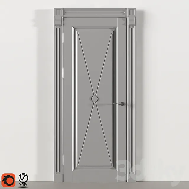 Painted door 3DSMax File