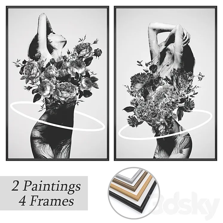 paintings 3DS Max Model