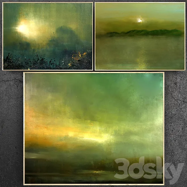 Paintings abstract | set 177 3ds Max