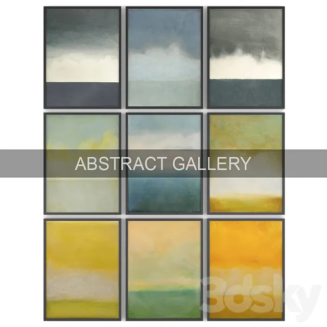 Paintings abstract | set 33 3ds Max