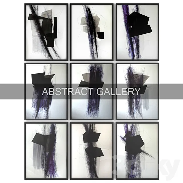 Paintings abstract | set 44 3ds Max