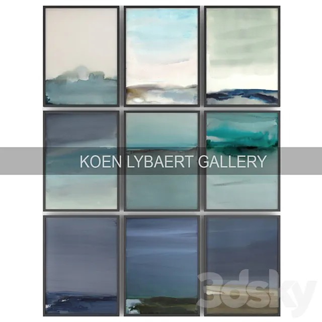 Paintings by Koen Lybaert | set 15 3ds Max