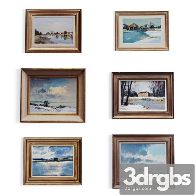 Paintings set by ian houston 3dsmax Download