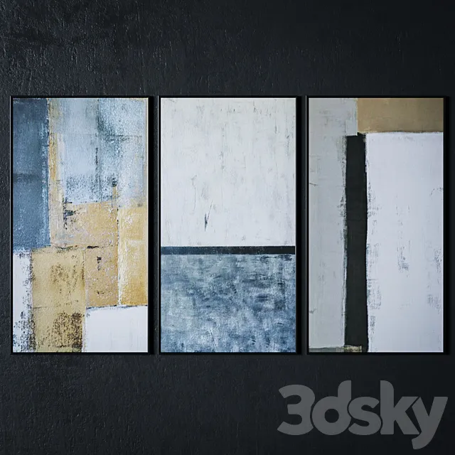 paintings Set | Set 6 3ds Max