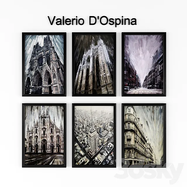 Paintings Valerio D.Ospina 3DSMax File