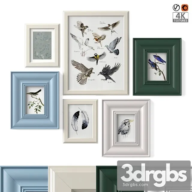Paintings With Birds 3dsmax Download