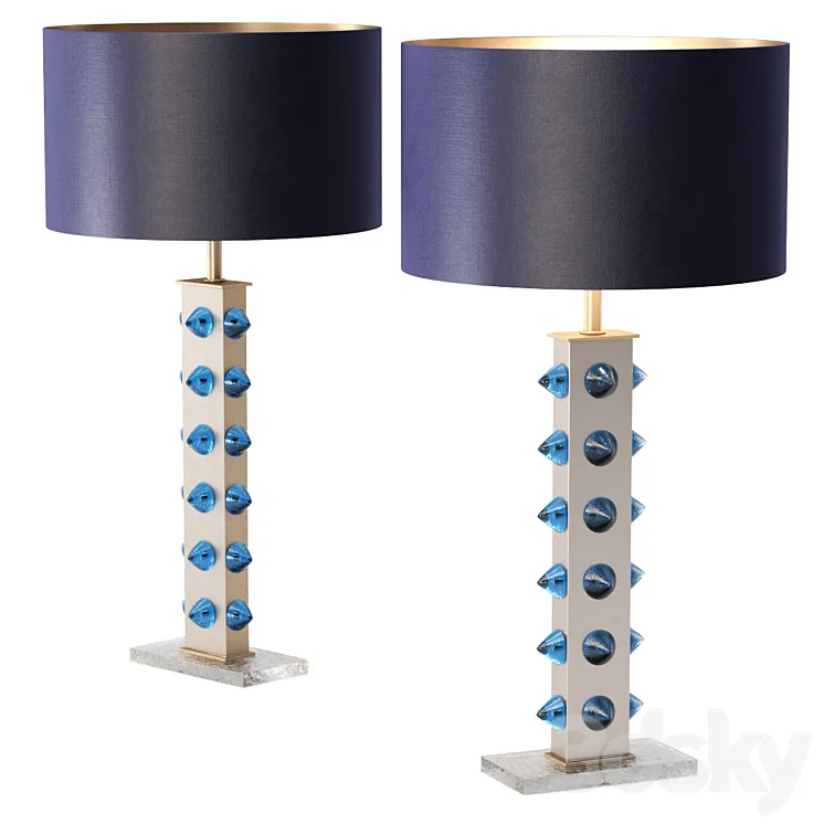 Pair of table Lamp by LA Studio 3DS Max