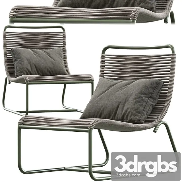 Pair Of Walter Lamb Sleigh Chairs 3dsmax Download