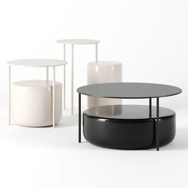 Pair tables by Mobel copenhagen 3dsMax Model