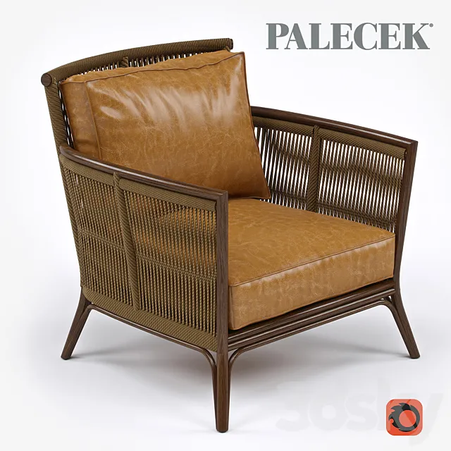 PALECHEK Bolero Lounge Chair 3ds Max