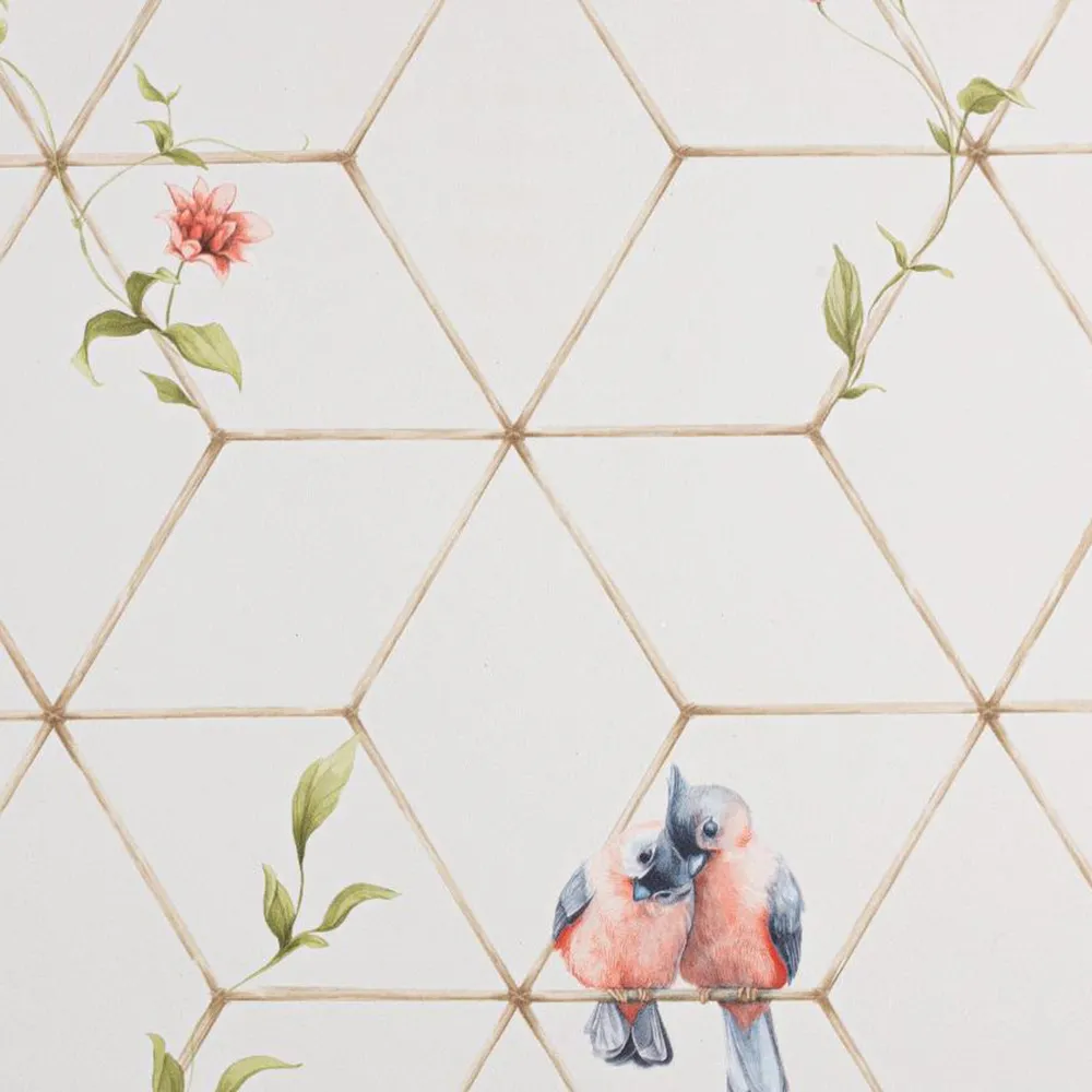 PALITRA – Wallpaper Birds Top Velvet 3ds Max