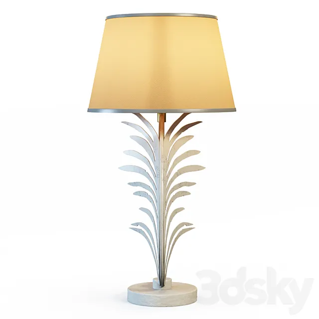 Palm Frond Table Lamps 3DS Max Model