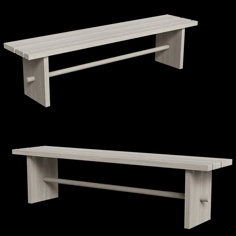 Palo Nero – Bench Ethnika 3ds Max