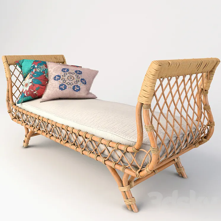 Paloma Bench 3DS Max