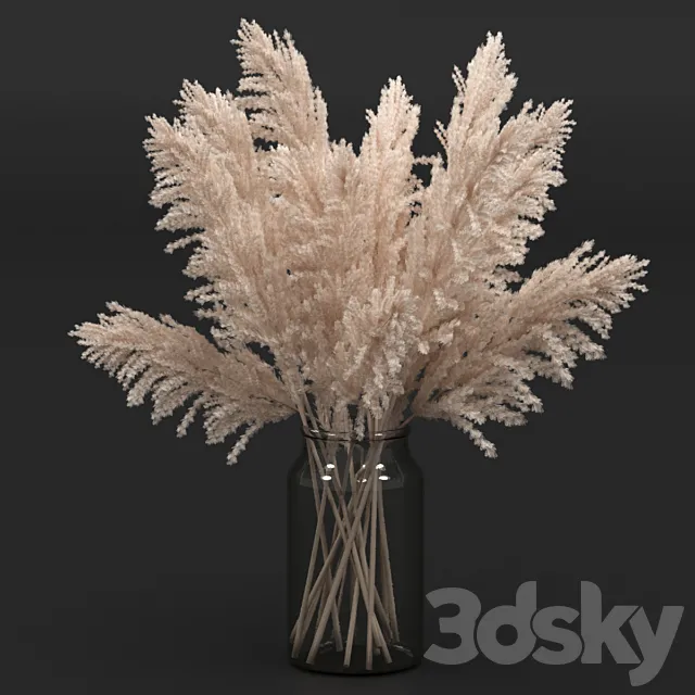 Pampas Bouquet 3ds Max