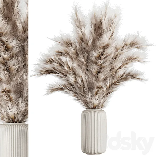 Pampas vase set50 3dsMax Model