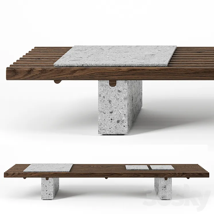 Panarea Coffee Table by Exteta 3DS Max