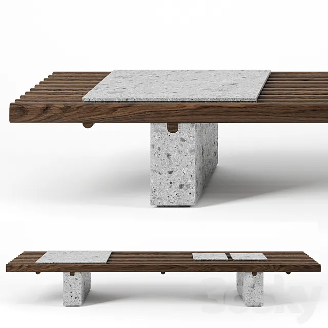 Panarea Coffee Table by Exteta 3DSMax File