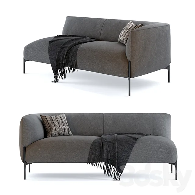 Panda sofa 3DS Max Model