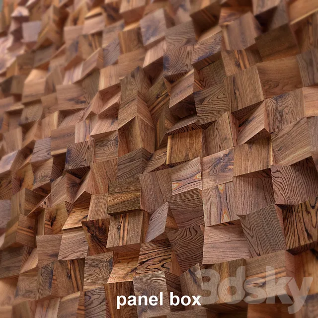 Panel box 3DSMax File